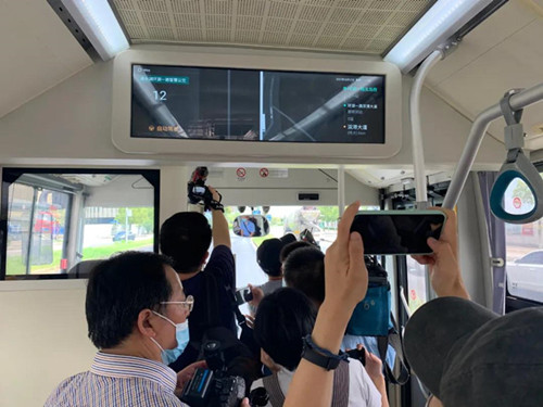 你乘智能公交了嗎！上海首條自動駕駛公交在臨港示范應用(圖4)